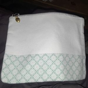 Love + Lemon Canvas Pouch NWOT